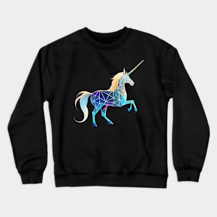 futuristic unicorn Crewneck Sweatshirt